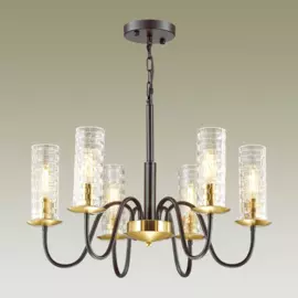 Подвесная люстра Sheila с плафонами из стекла