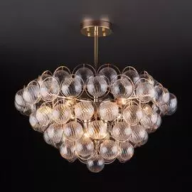 Подвесная люстра Sienna из прозрачного стекла