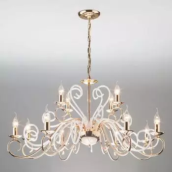 Подвесная люстра Silva золотого цвета