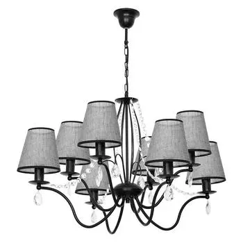 Подвесная люстра Simone со стеклянными подвесками