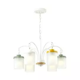 Подвесная люстра Smily с белыми плафонами