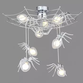 Подвесная люстра со стеклянными плафонами