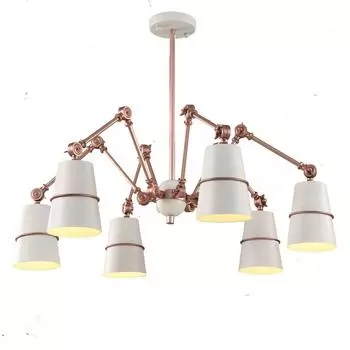 Подвесная люстра Sorspreso с белыми плафонами