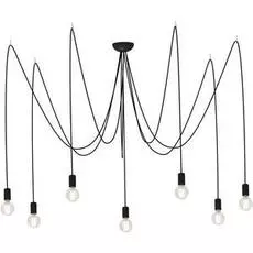 Подвесная люстра Spider черного цвета