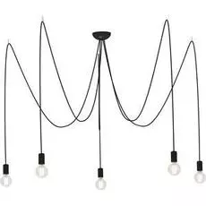 Подвесная люстра Spider черного цвета