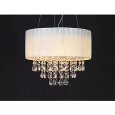Подвесная люстра st Luce с хрустальными цепочками и абажурами