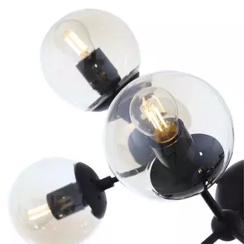 Подвесная люстра Stampo черного цвета