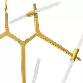 Подвесная люстра Struttura золотого цвета