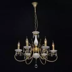 Подвесная люстра свеча бронзового цвета