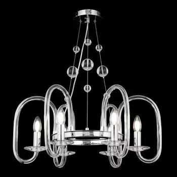 Подвесная люстра Taro из прозрачного стекла