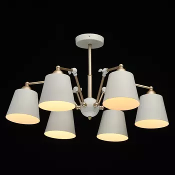 Подвесная люстра таун бело-золотого цвета