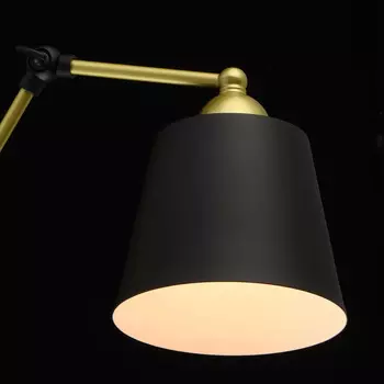 Подвесная люстра таун черно-золотого цвета