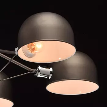 Подвесная люстра таун темно-серого цвета