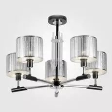 Подвесная люстра Telesta с серебряными абажурами