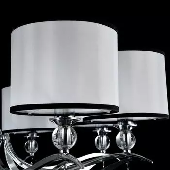 Подвесная люстра Terra с белыми плафонами