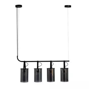 Подвесная люстра тетро с плафонами из стекла