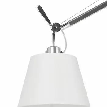 Подвесная люстра Tolomeo Double с белыми абажурами