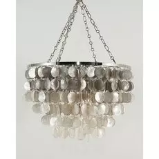 Подвесная люстра умберто с подвесками из перламутра