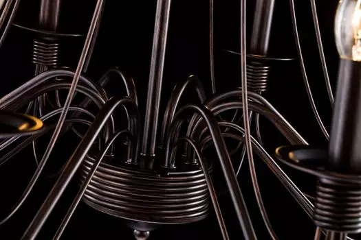 Подвесная люстра Velia коричневого цвета