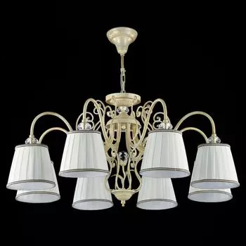 Подвесная люстра Vintage с белыми абажурами