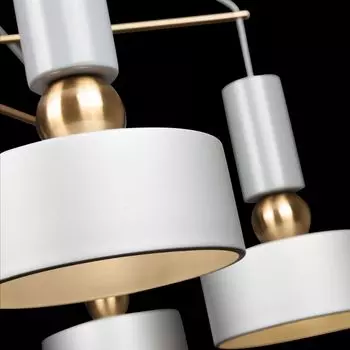 Подвесная люстра Void из металла и акрила