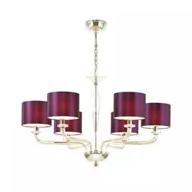 Подвесная люстра Vosta с фиолетовыми абажурами