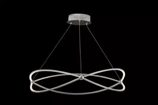 Подвесная люстра Weave с никелевым основанием