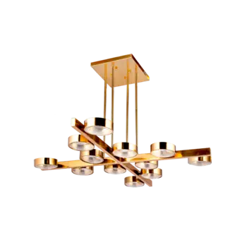 Подвесная люстра Zimarra золотого цвета