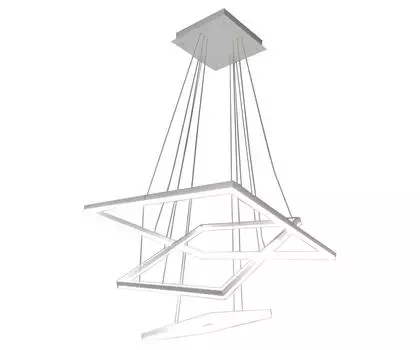 Подвесная светодиодная люстра альтис белого цвета