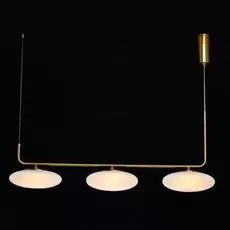 Подвесная светодиодная люстра ауксис с белыми плафонами