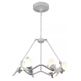 Подвесная светодиодная люстра белого цвета