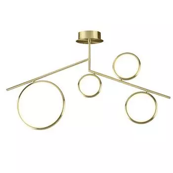 Подвесная светодиодная люстра Olimpia Oro золотого цвета