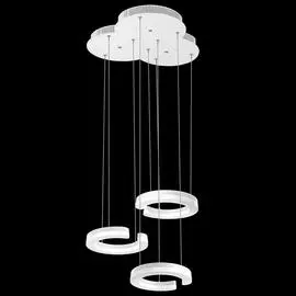 Подвесная светодиодная люстра Unitario белого цвета