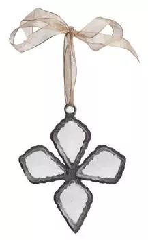 Подвесное украшение на атласной ленте сRistallo Croce