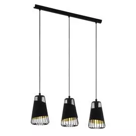 Подвесной светильник Austell с черными плафонами