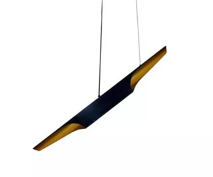 Подвесной светильник бамбук черного цвета