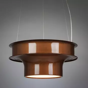 Подвесной светильник бронза красная матовая