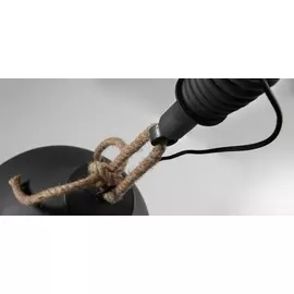 Подвесной светильник Eidas Black черного цвета