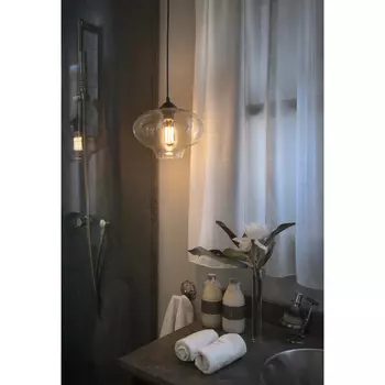 Подвесной светильник Faro Alma с плафоном из стекла