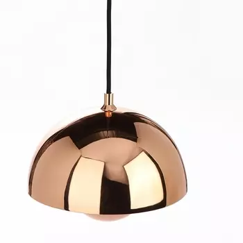 Подвесной светильник Flower Pot золотого цвета