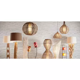 Подвесной светильник из ротанга Julia Grup Cetuc