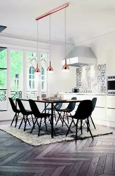 Подвесной светильник Khalifa медного цвета