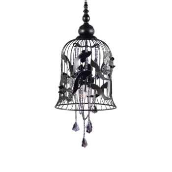 Подвесной светильник Madame Pompadour черного цвета