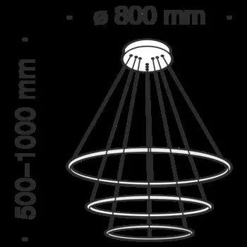 Подвесной светильник Nola белый металлический