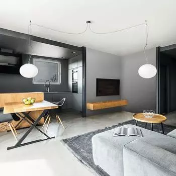 Подвесной светильник Nuage белого цвета