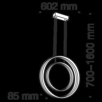 Подвесной светильник Ravello белого цвета