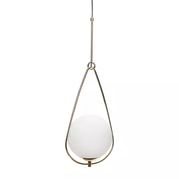 Подвесной светильник с белым плафоном