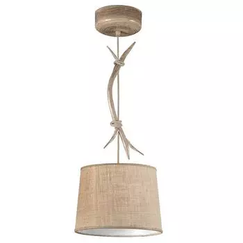 Подвесной светильник Sabina с бежевым абажуром