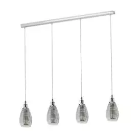 Подвесной светильник Siracusa с дымчатыми плафонами