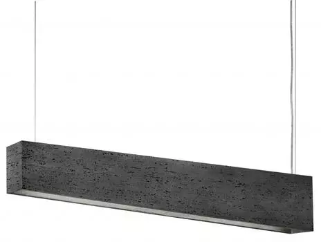 Подвесной светильник Stone Travertine серого цвета